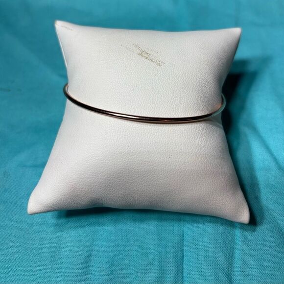 New! Women’s Adjustable Stackable Open Cuff Wrap Bracelet Rose Gold Bang… - Picture 2 of 3